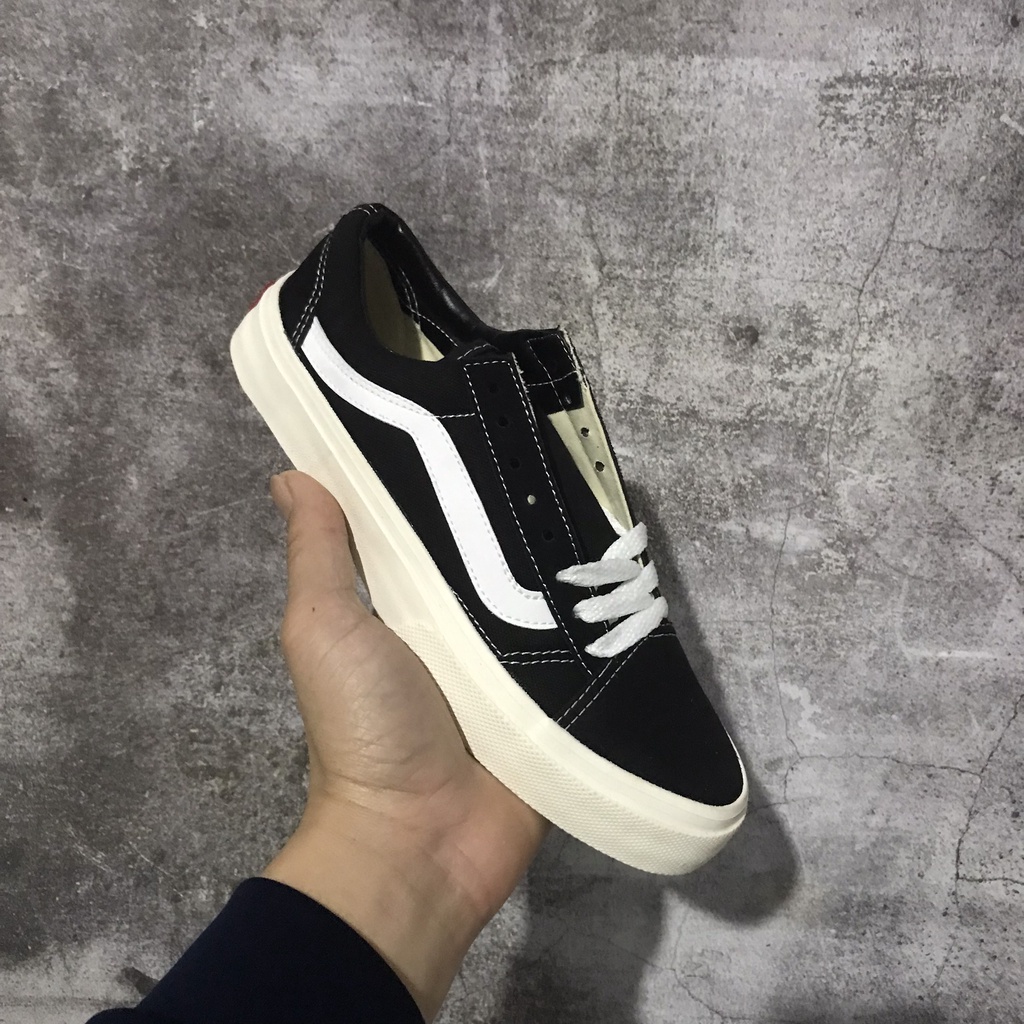 Giày Vans lười caro đen vault chữ buộc dây các màu Hot trend thể thao sneaker nam nữ