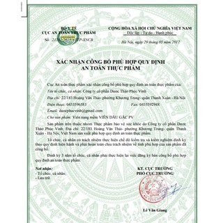 Viên Dầu gấc PV phúc vinh