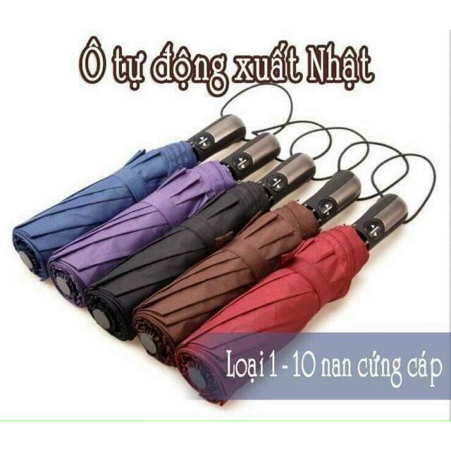 Ô,dù che mưa nắng tự động đóng mở 10 nan hàng xuất Nhật loại 1