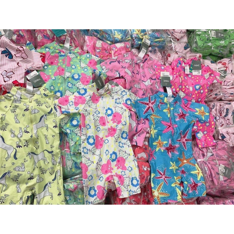 Bộ đồ bơi liền thân ngựa pony hồng cho bé siêu đẹp!