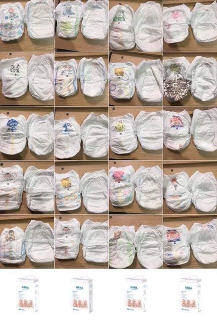 120 chiếc Bỉm quần Nhật baby Diapers size M,L,XL,XXL,XXXL