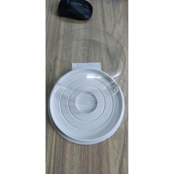 50 Hộp Nhựa H24 - Thấp - Bằng Đế Trắng - Tròn