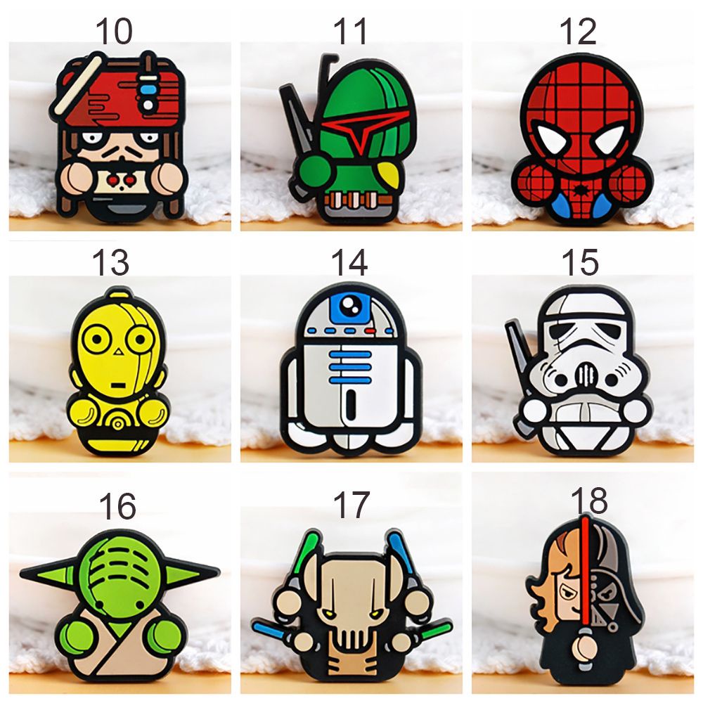 Nam châm gắn tủ lạnh hình siêu anh hùng Marvel hoạt hình dễ thương tiện dụng