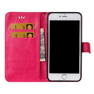 Elephant Case For Apple iPhone 8 Plus Flip Wallet Leather Cover Phone Case