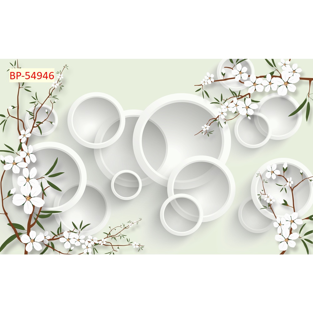 Tranh 3D Dán Tường INDOCHINE Phòng Khách, Phòng Ngủ  độc đáo