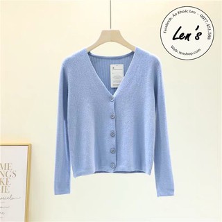 ÁO KHOÁC LEN MỊN CỔ TIM