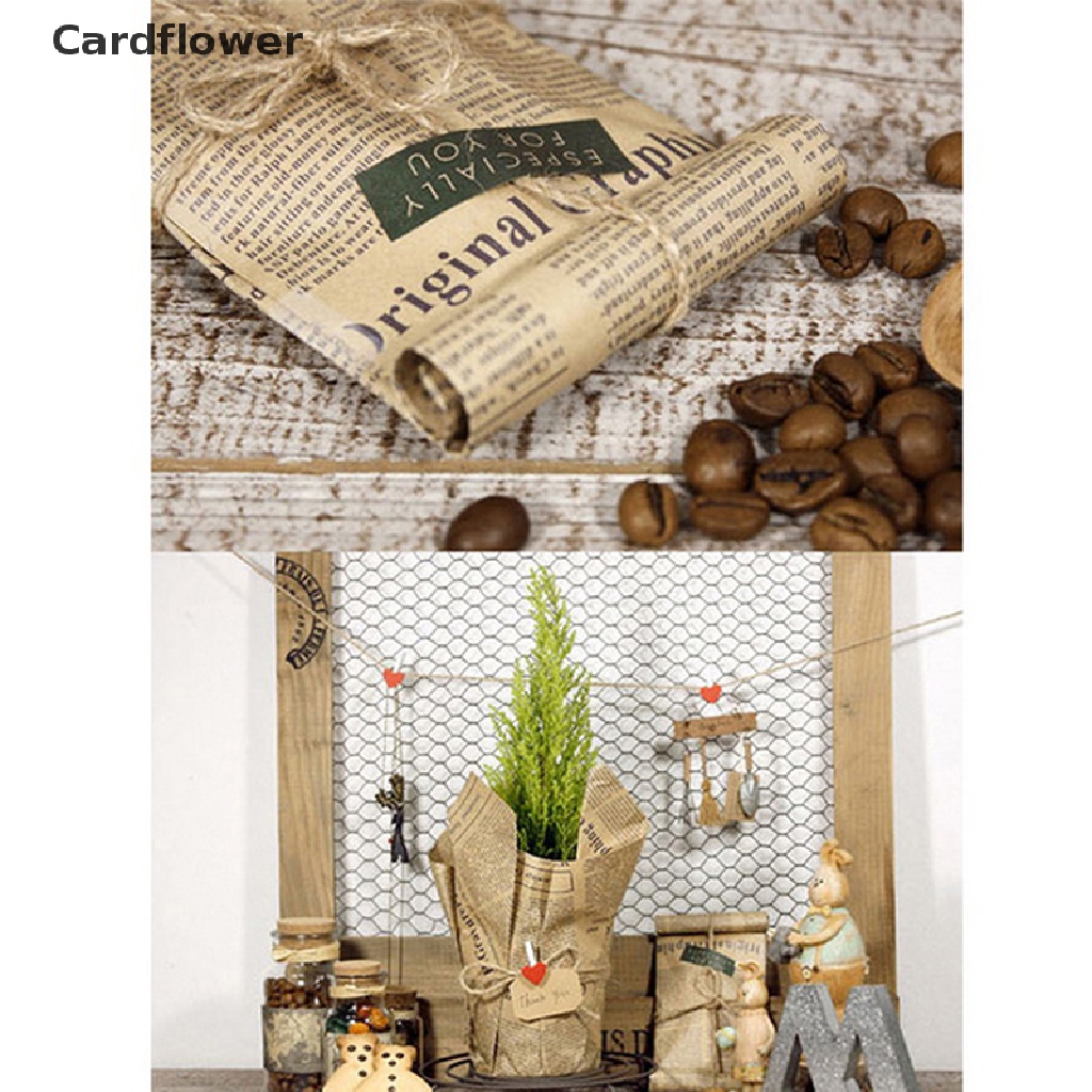 Giấy gói quà hai mặt phong cách vintage chất lượng cao