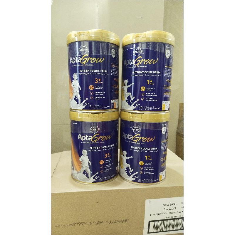 Sữa Aptamil AptaGrow Milk Số 1+ 3+ Hộp 900g