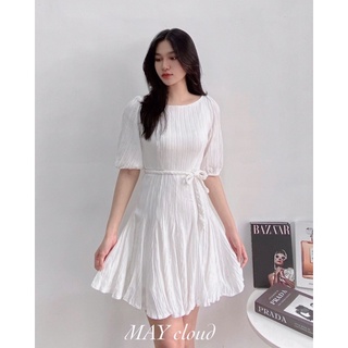 Đầm cổ thuyền kèm belt