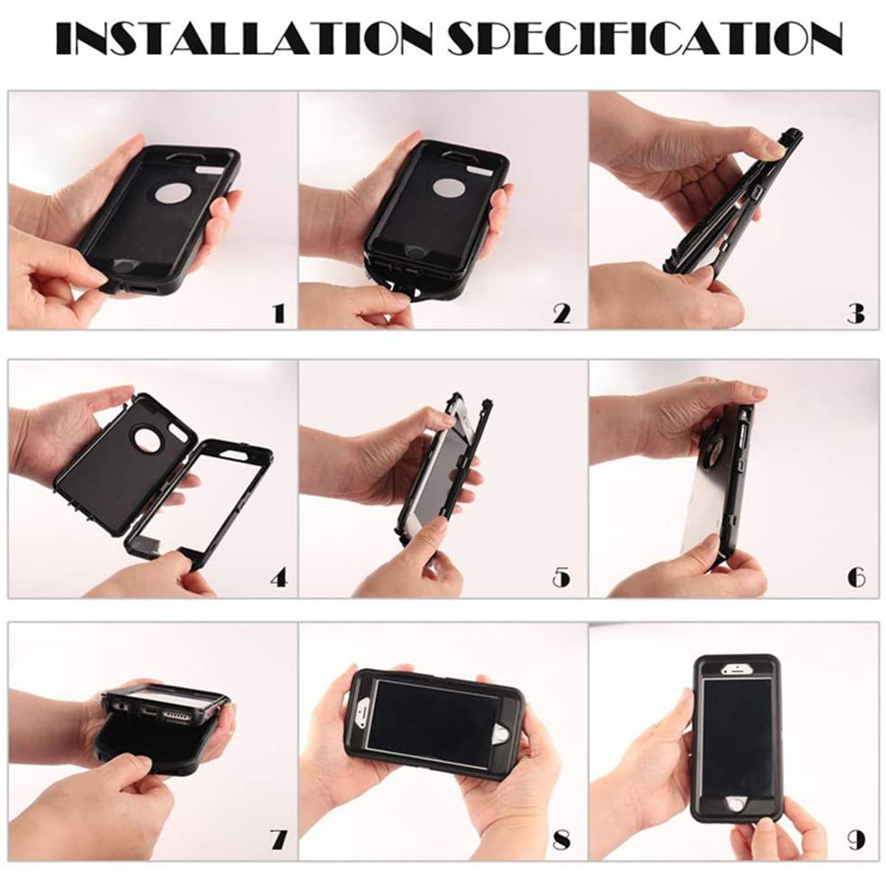 Ốp Điện Thoại Cứng Chống Sốc Bảo Vệ 360 Độ Cho Iphone 7plus Xs Max Xr X 8p 7g 8g 6 6p | BigBuy360 - bigbuy360.vn