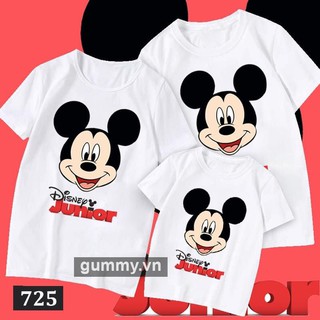 Áo gia đình Mikey dễ thương thun cotton co giãn 4 chiều đủ màu size 6-100kg