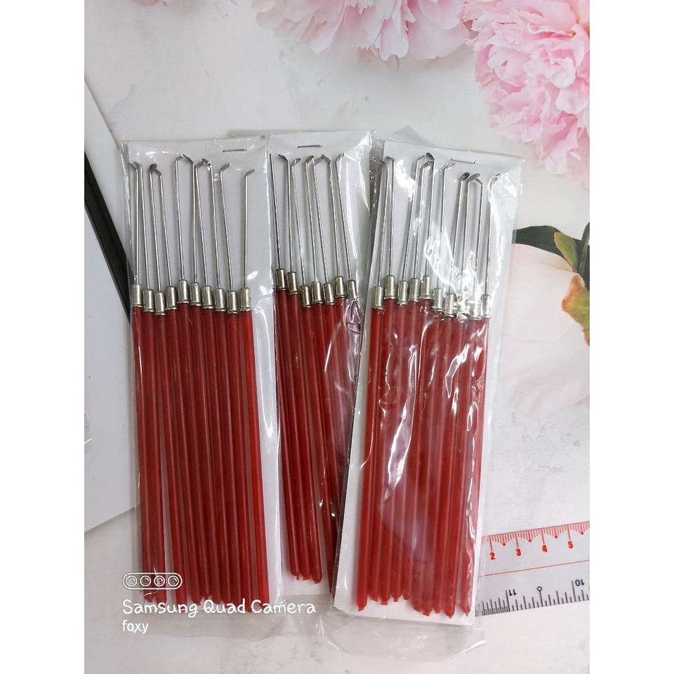 Cây lấy rái tai, móc tai  cán nhựa 17cm