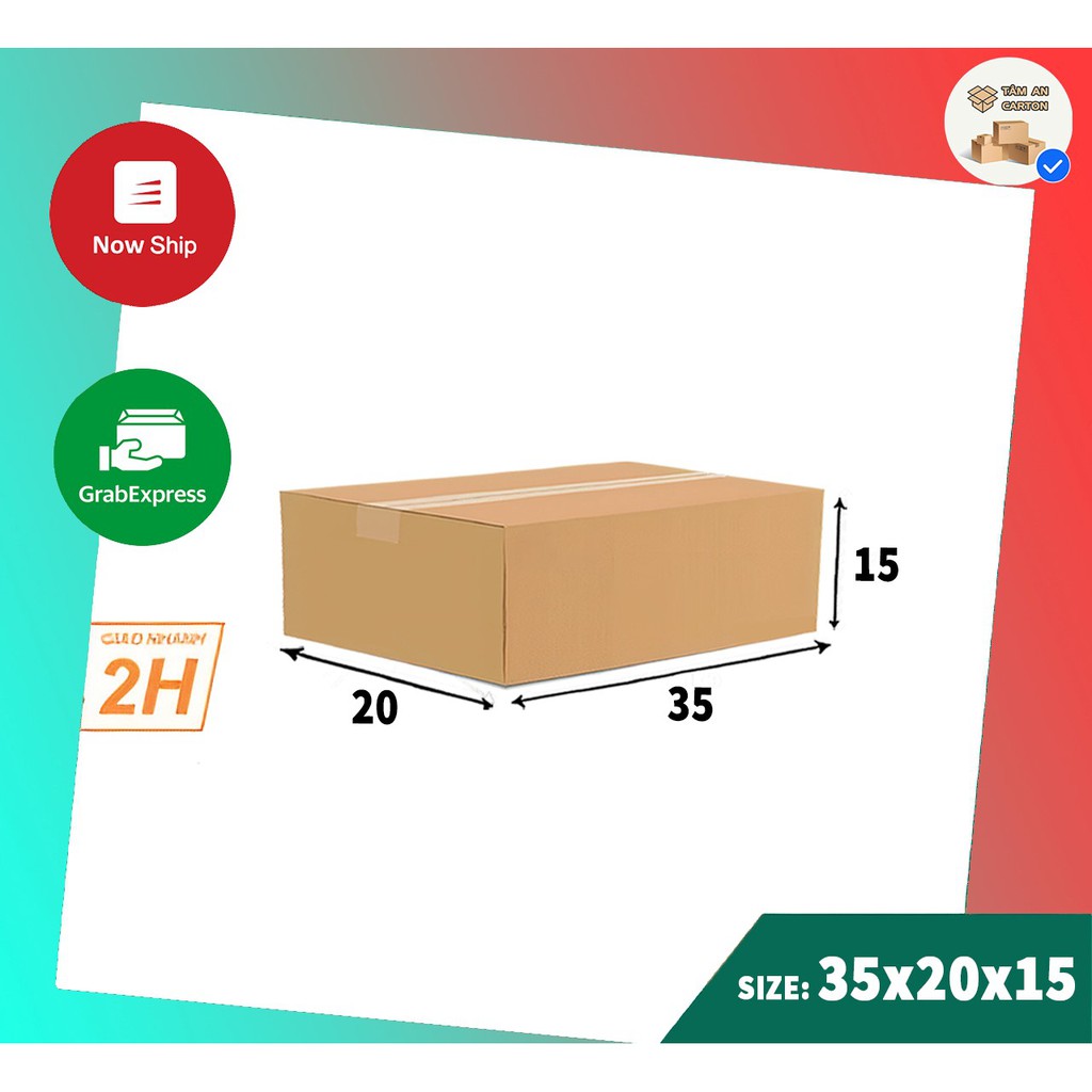 35x20x15 Hộp carton đóng hàng S43
