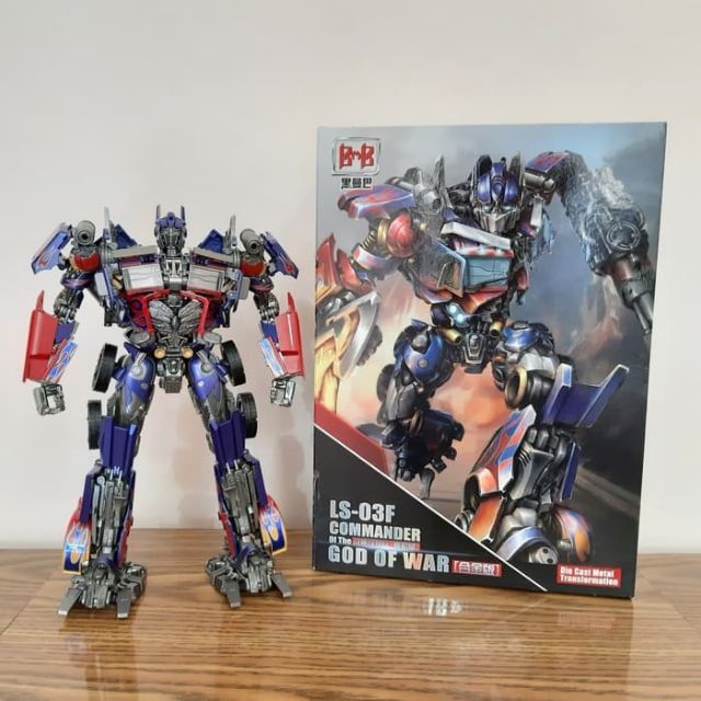 Mô hình Optimus Prime LS-03F Abdominal Edition Black Mamba Transformers MPM04 Oversize