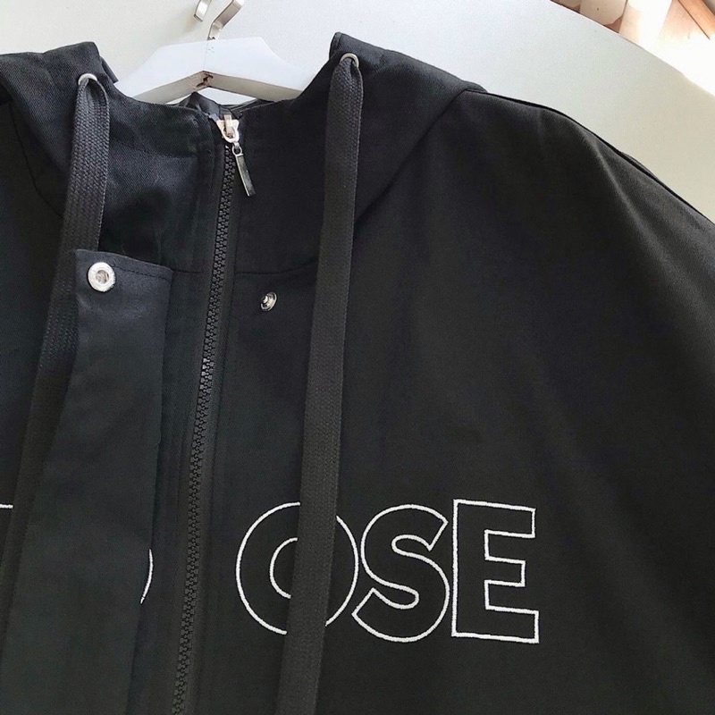 Áo khoác dù CHOOSE Jacket 2 Lớp Unisex (Ảnh thật/Có Sẵn) ZOZO
