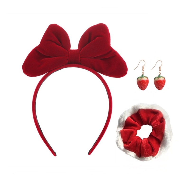 Băng Đô Tai Mèo Bằng Vải Nhung Mềm Mại Cho Nữ