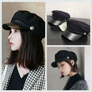 Mũ Nữ Thủy Thủ Ulzzang Phối da Hàn Quốc Phong Cách Military Cực Cool