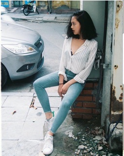 Áo sơ mi kẻ sọc dọc