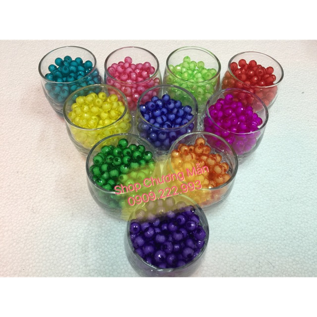 100G Chuỗi Hạt Lựu (Hạt Có Nhân) 8mm - 10mm Xỏ Vòng Tay Handmade Giá Sỉ