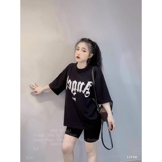 SET ÁO THUN KÈM QUẦN LEGGING NGỐ (KÈM VIDEO HÌNH THẬT)