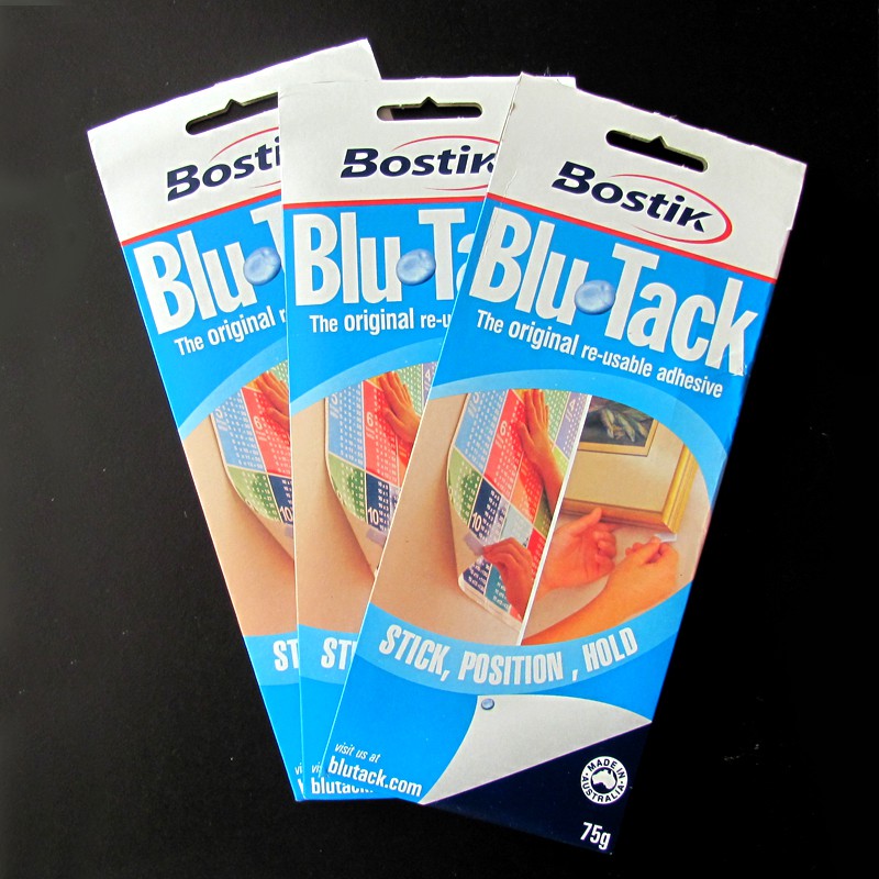 Đất sét Blutack Bostik 75(gr) dán dính khung ảnh - VP phẩm.