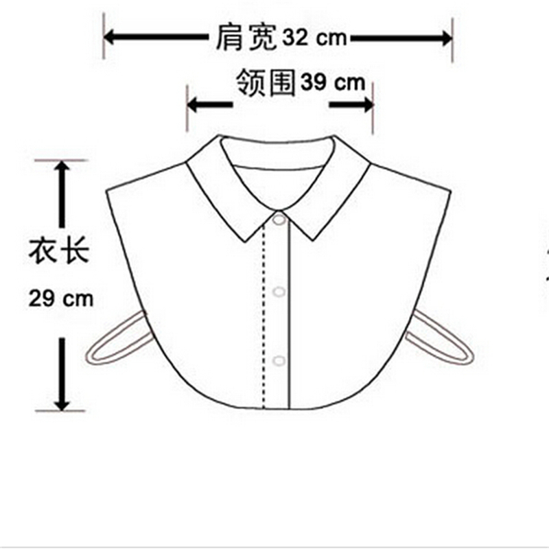 Cổ Áo Sơ Mi Giả Đính Ngọc Trai Thời Trang Cho Nữ