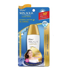 Kem chống nắng dưỡng trắng da Sunplay Skin Aqua tuýp 25g