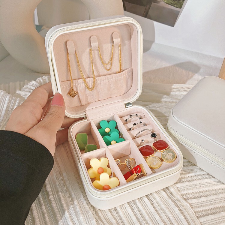 Hộp Đựng Trang Sức Thiết Kế Đơn Giản Phong Cách Hàn Quốc