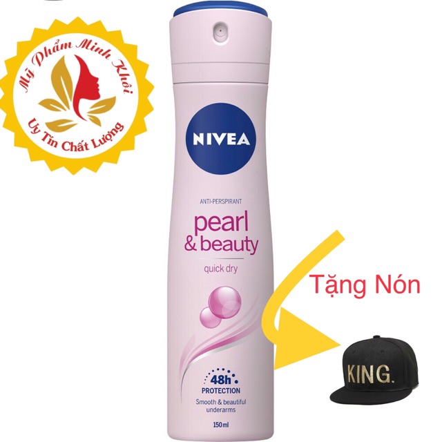 Xịt ngăn mùi Nivea Ngọc trai 150ml