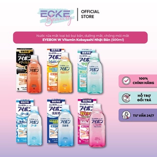 Nước rửa mắt eyebon w vitamin kobayashi nhật bản 500ml i ecke beauty