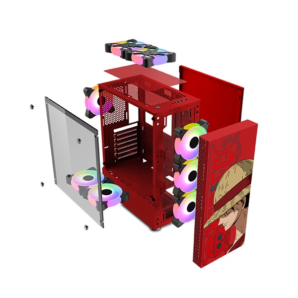 Case Máy Tính Mik DT03 Red Luffy