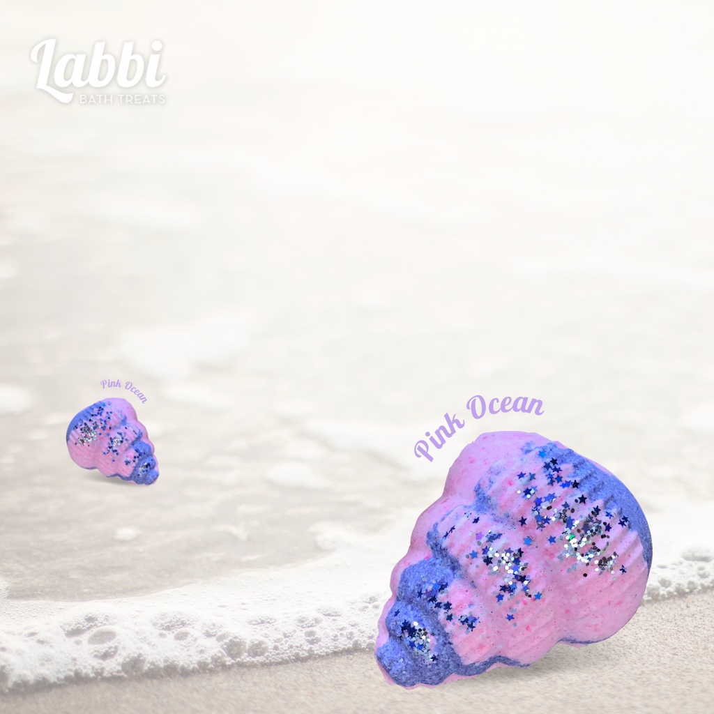 PINK OCEAN [Labbi] Bath bomb / Viên sủi bồn tắm / Bom tắm