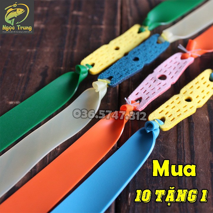 COMBO 10  Dây Ná Cao Su 1.0 mm Dẹt 2 Lớp Siêu Rẻ
