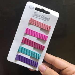 Set 30 ghim tóc, ghim tăm nhiều màu phong cách Hàn Quốc