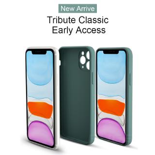Ready For iPhone 7 Plus 8 Plus Soft Case Luxury  Square Liquid Silicone Phone Cover