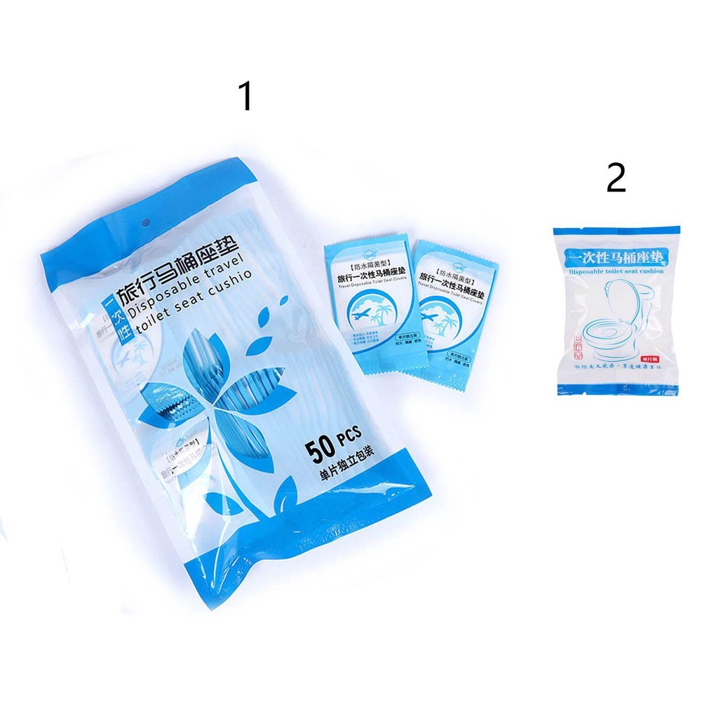 GOGOUP Vỏ Bọc Bệ Ngồi Toilet Bằng Vải Không Dệt An Toàn Cho Phòng Tắm Khách Sạn