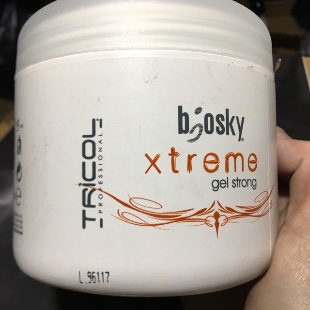 Gel cứng giữ nếp tóc Biosky Xtreme Strong Tricol 500ml