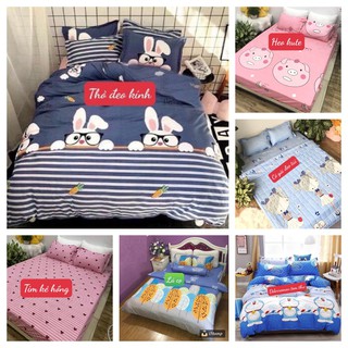 (Mẫu mới) Bộ Ga Gối Poly Cao Cấp HCM hoa dây