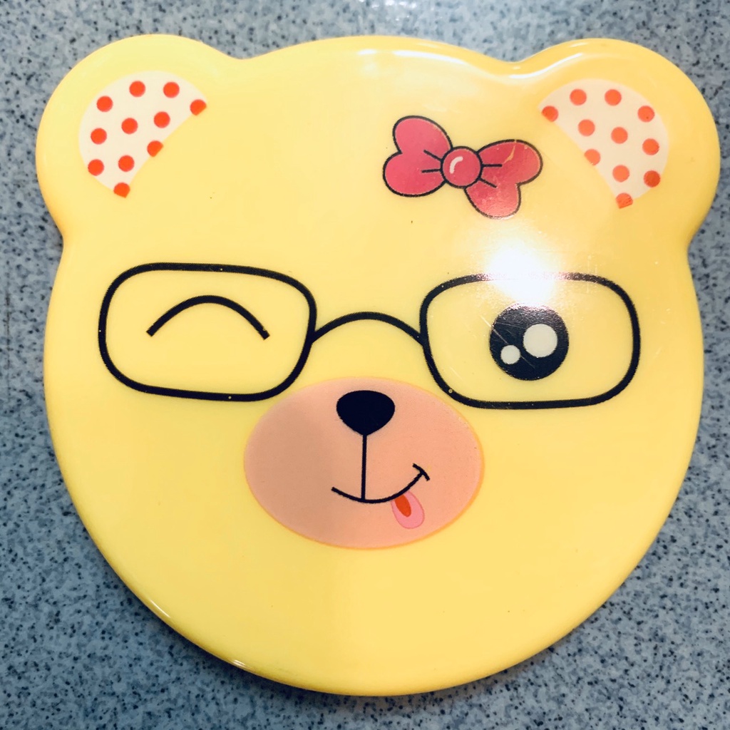 Gương lược, gương mini, kiếng có nắp bỏ túi hình thú dễ thương