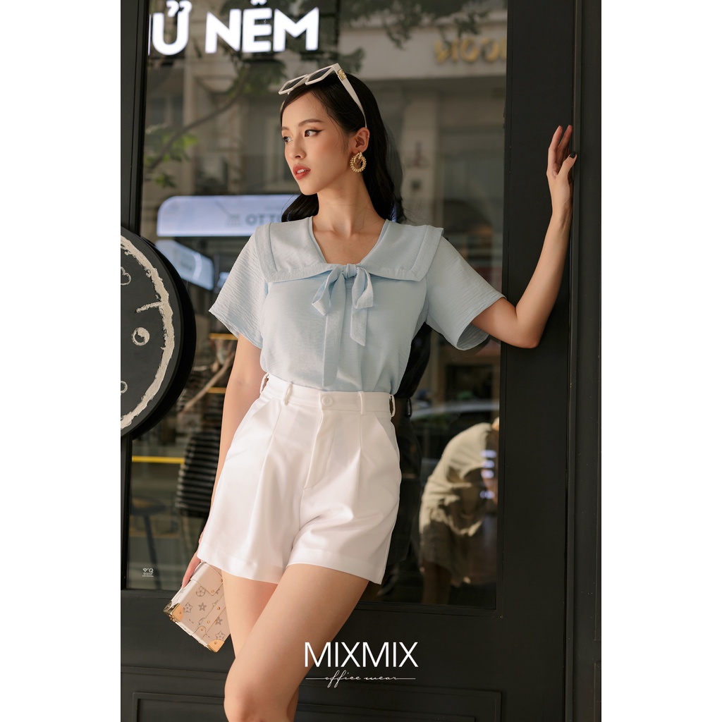 Áo sơ mi cổ thủy thủ Hanie - Mixmix - thời trang công sở thiết kế