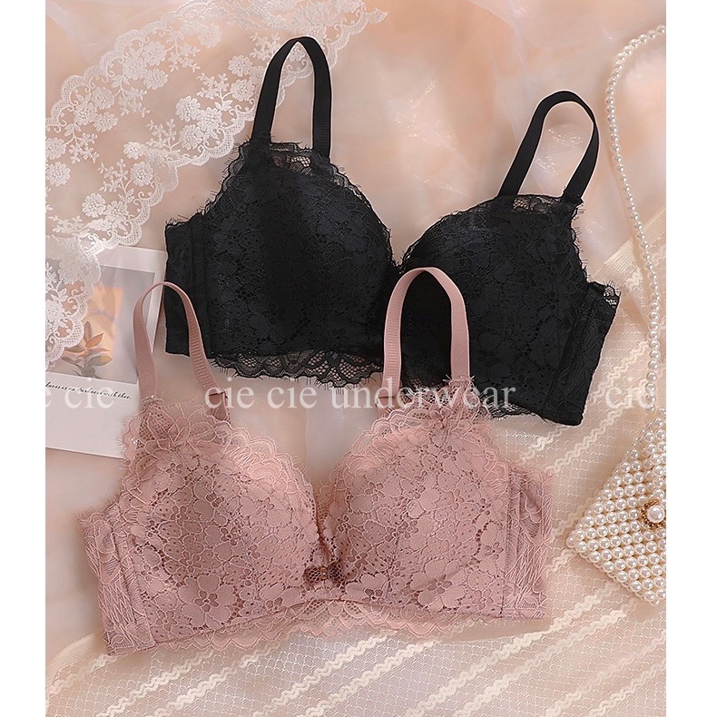 Áo lót ren không gọng đệm vừa 2cm ôm nâng nhẹ nhàng 943