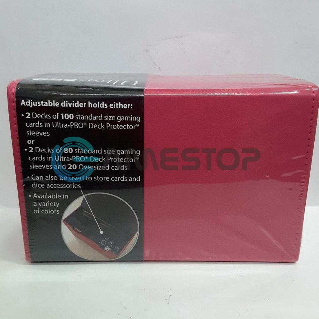 Hộp đựng bộ bài cao cấp Ultra Pro Pink Dual Flip Box PHUKTCG18
