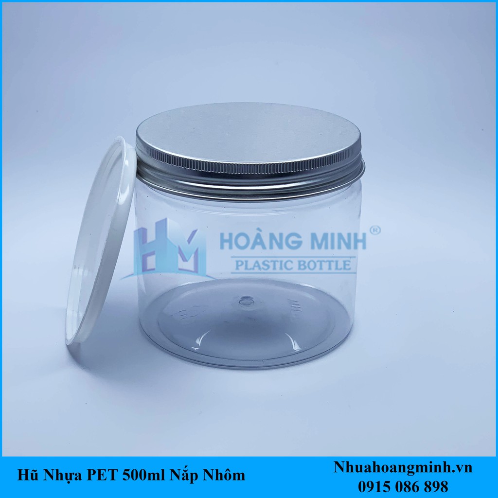 Combo 10 Hũ Nhựa PET 500ml Nắp Nhôm  Giá (Sỉ) Xuất Xưởng