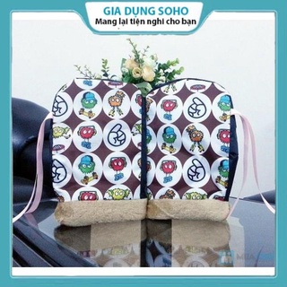 Găng tay phao đi xe máy lót nỉ chống nước soho, găng tay đi xe máy mùa đông siêu ấm