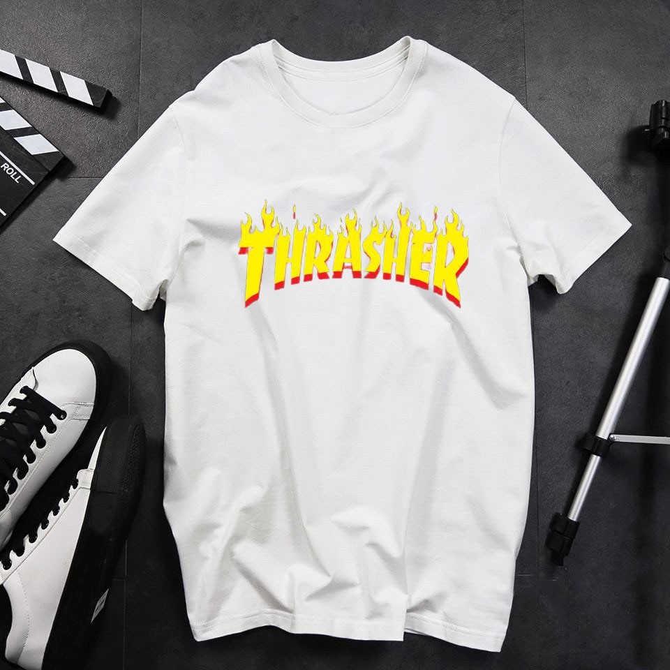 Áo thun unisex nam nữ,🚚 FREESHIP 🚚 chất liệu cotton thoáng mát, với logo thrander cực cool