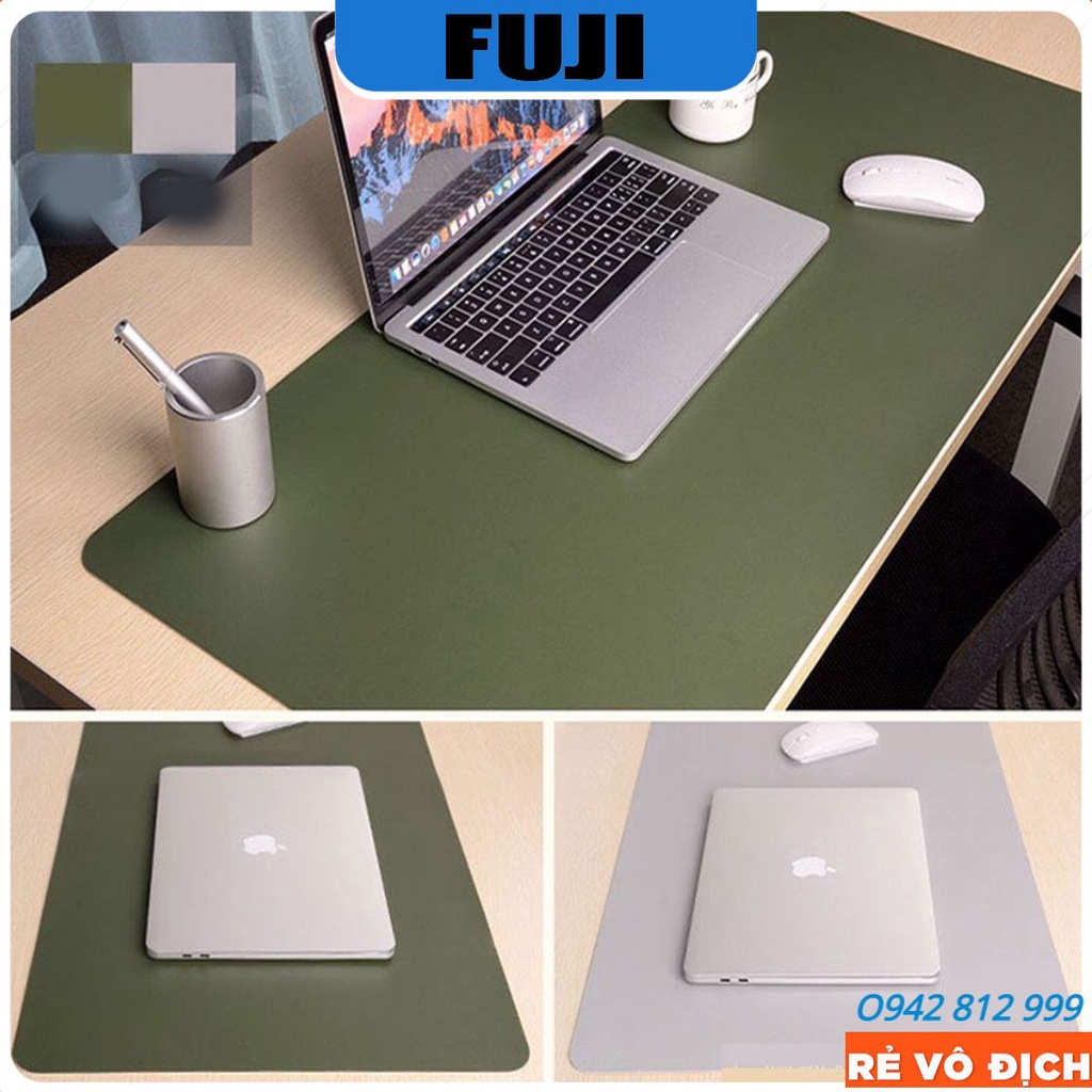 Thảm Da Trải Bàn Làm Việc DeskPad Da Size Lớn Kiêm Miếng Lót Chuột Máy Tính Cỡ Lớn Chống Nước Cao Cấp