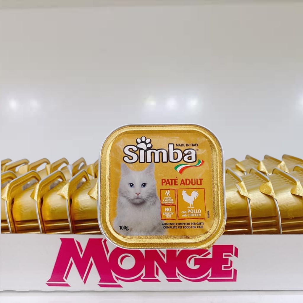 Pate Simba cho mèo vị Gà xuất xứ Italy 100 gr