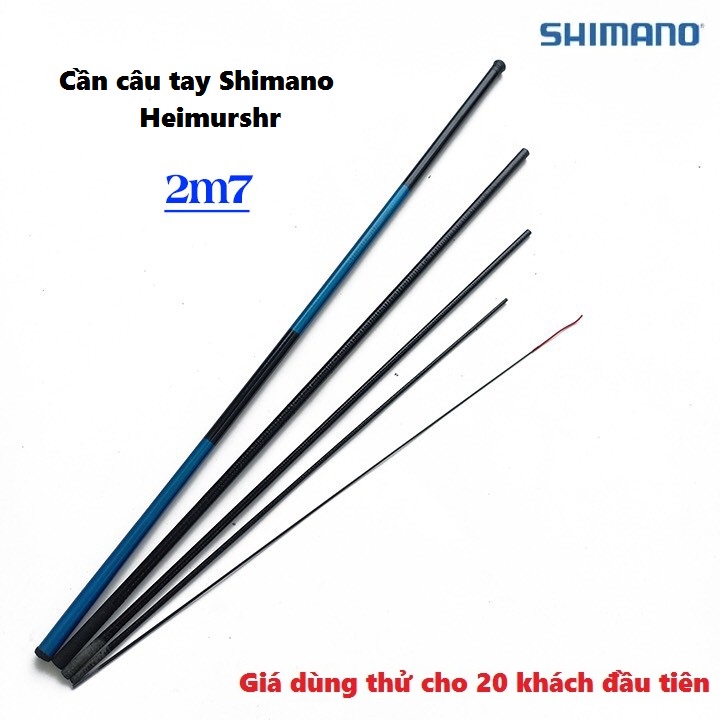 Cần Câu Tay SHIMANO HEIMUSHR Giá Rẻ - Sanami Fishing Cần Câu Đài Đủ Size cần câu tay dạng rút sợi Cacbon