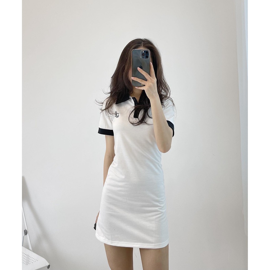 (FREESHIP) Đầm polo cộc tay hàng quảng châu cao cấp