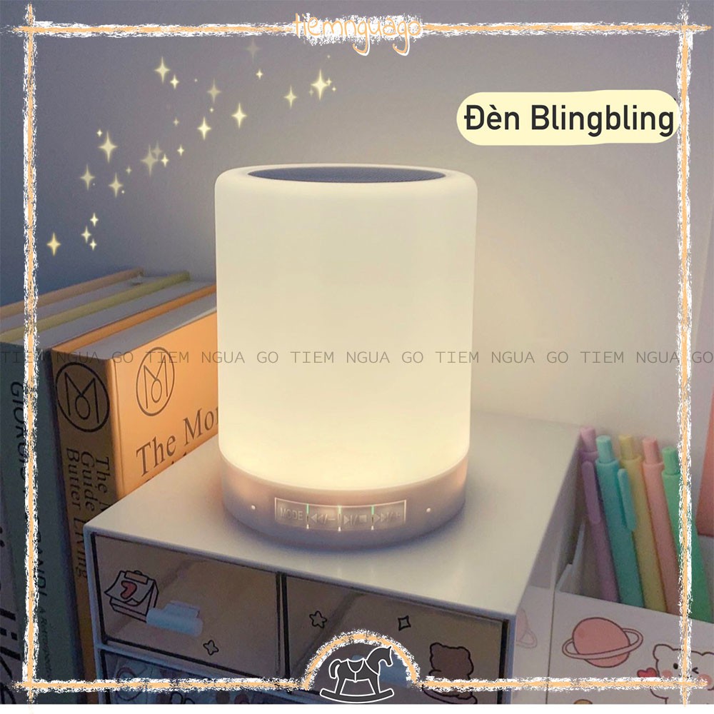 Loa Bluetooth Không Dây Tích Hợp Đèn Ngủ Trang Trí Minimal LED LIGHT SPEAKER - Tiệm Ngựa Gỗ